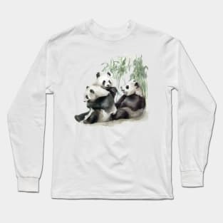 Pandas Long Sleeve T-Shirt
